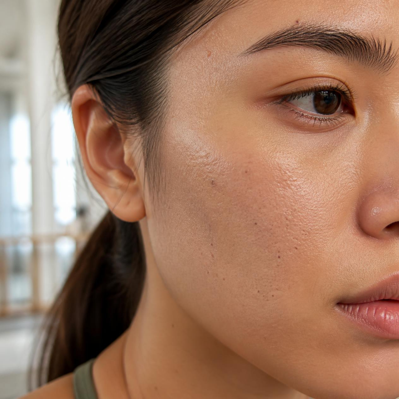 Sweat & oil buildup